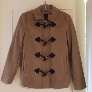 GAP Tan Toggle Coat Size S